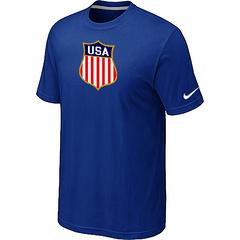Cheap Nike Team USA Hockey Winter Olympics KO Collection Locker Room T-Shirt blue For Sale