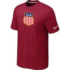Cheap Nike Team USA Hockey Winter Olympics KO Collection Locker Room T-Shirt red For Sale