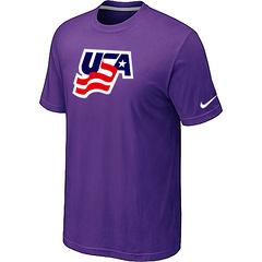 Cheap Nike USA Graphic Legend Performance Collection Locker Room T-Shirt purple For Sale