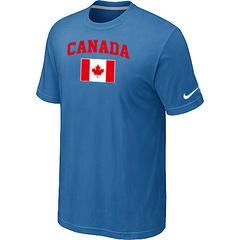 Cheap Nike 2014 Olympics Canada Flag Collection Locker Room T-Shirt light blue For Sale