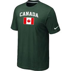 Cheap Nike 2014 Olympics Canada Flag Collection Locker Room T-Shirt dark green For Sale
