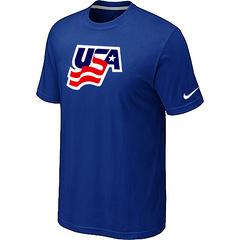 Cheap Nike USA Graphic Legend Performance Collection Locker Room T-Shirt blue For Sale