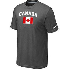 Cheap Nike 2014 Olympics Canada Flag Collection Locker Room T-Shirt dark grey For Sale