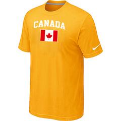 Cheap Nike 2014 Olympics Canada Flag Collection Locker Room T-Shirt Yellow For Sale