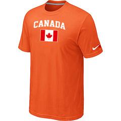 Cheap Nike 2014 Olympics Canada Flag Collection Locker Room T-Shirt orange For Sale