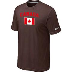Cheap Nike 2014 Olympics Canada Flag Collection Locker Room T-Shirt brown For Sale