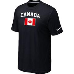 Cheap Nike 2014 Olympics Canada Flag Collection Locker Room T-Shirt black For Sale
