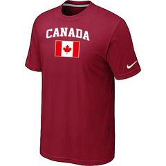 Cheap Nike 2014 Olympics Canada Flag Collection Locker Room T-Shirt red For Sale