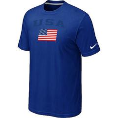 Cheap USA Olympics USA Flag Collection Locker Room T-Shirt blue For Sale