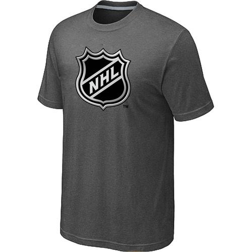Cheap NHL Logo Big & Tall D.Grey T-Shirt For Sale