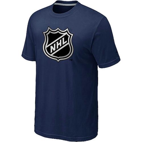 Cheap NHL Logo Big & Tall D.Blue T-Shirt For Sale