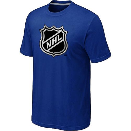 Cheap NHL Logo Big & Tall Blue T-Shirt For Sale