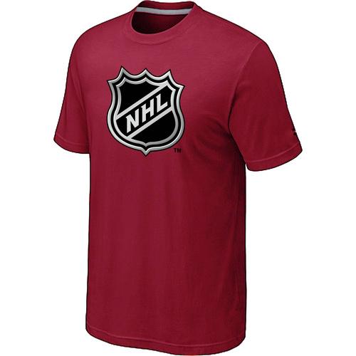 Cheap NHL Logo Big & Tall Red T-Shirt For Sale