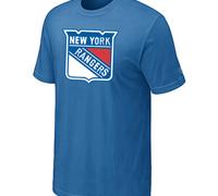 Cheap NHL New York Rangers Big & Tall Logo light Blue T-Shirt For Sale