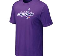 Cheap NHL Washington Capitals Big & Tall Logo Purple T-Shirt For Sale