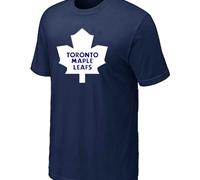 Cheap NHL Toronto Maple Leafs Big & Tall Logo D.Blue T-Shirt For Sale