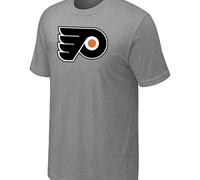 Cheap NHL Philadelphia Flyers Big & Tall Logo L.Grey T-Shirt For Sale