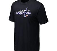 Cheap NHL Washington Capitals Big & Tall Logo Black T-Shirt For Sale