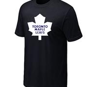 Cheap NHL Toronto Maple Leafs Big & Tall Logo Black T-Shirt For Sale
