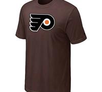 Cheap NHL Philadelphia Flyers Big & Tall Logo Brown T-Shirt For Sale