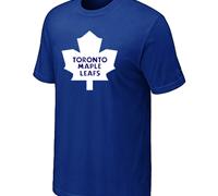 Cheap NHL Toronto Maple Leafs Big & Tall Logo Blue T-Shirt For Sale