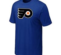 Cheap NHL Philadelphia Flyers Big & Tall Logo Blue T-Shirt For Sale