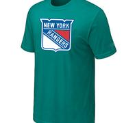 Cheap NHL New York Rangers Big & Tall Logo Green T-Shirt For Sale
