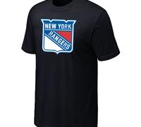 Cheap NHL New York Rangers Big & Tall Logo Black T-Shirt For Sale