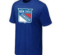 Cheap NHL New York Rangers Big & Tall Logo Blue T-Shirt For Sale