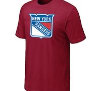 Cheap NHL New York Rangers Big & Tall Logo Red T-Shirt For Sale