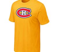 Cheap NHL Montr??al Canadiens Big & Tall Logo Yellow T-Shirt For Sale
