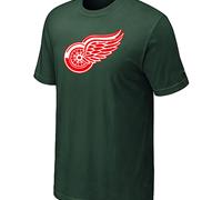 Cheap NHL Detroit Red Wings Big & Tall Logo D.Green T-Shirt For Sale