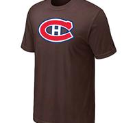 Cheap NHL Montr??al Canadiens Big & Tall Logo Brown T-Shirt For Sale