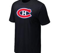 Cheap NHL Montr??al Canadiens Big & Tall Logo Black T-Shirt For Sale