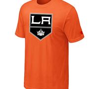 Cheap NHL Los Angeles Kings Big & Tall Logo Orange T-Shirt For Sale