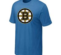 Cheap NHL Boston Bruins Big & Tall Logo light Blue T-Shirt For Sale