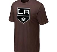 Cheap NHL Los Angeles Kings Big & Tall Logo Brown T-Shirt For Sale