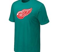 Cheap NHL Detroit Red Wings Big & Tall Logo Green T-Shirt For Sale