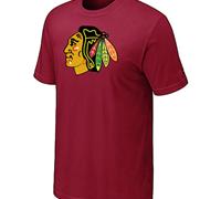 Cheap NHL Chicago Blackhawks Big & Tall Logo Red T-Shirt For Sale