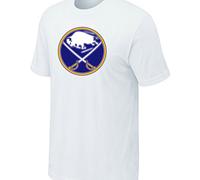 Cheap NHL Buffalo Sabres Big & Tall Logo White T-Shirt For Sale