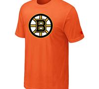 Cheap NHL Boston Bruins Big & Tall Logo Orange T-Shirt For Sale