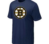 Cheap NHL Boston Bruins Big & Tall Logo D.Blue T-Shirt For Sale