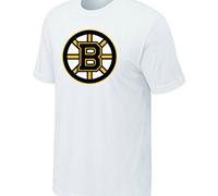 Cheap NHL Boston Bruins Big & Tall Logo White T-Shirt For Sale