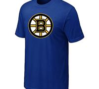 Cheap NHL Boston Bruins Big & Tall Logo Blue T-Shirt For Sale