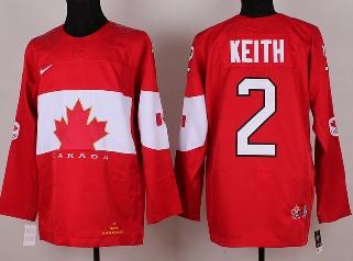 Cheap 2014 Winter Olympics Canada Team 2 Duncan Keith Red Hockey Jerseys For Sale