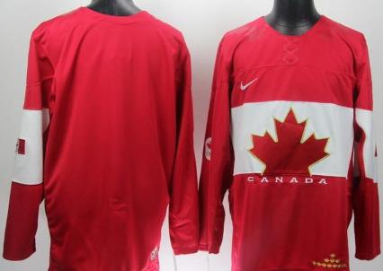 Cheap NHL Team Canada Blank 2014 Olympic Red Jersey For Sale