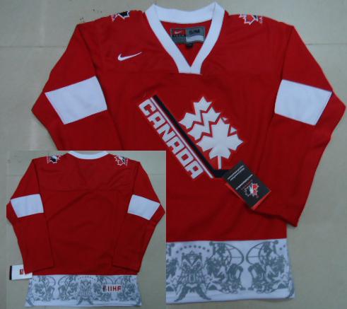 Cheap NHL Team Canada Blank 2012 Olympic Red Jerseys For Sale