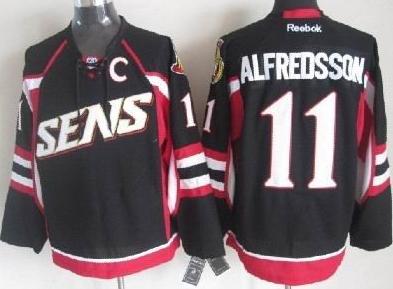 Ottawa Senators 11 Daniel Alfredsson Black NHL Jerseys Ottawa Senators 11 Daniel Alfredsson Black NHL Jerseys