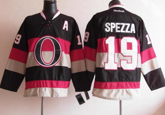 Cheap Ottawa Senators 19 Jason Spezza Black Third Jersey For Sale
