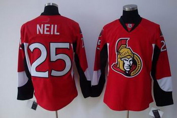 Cheap Cheap Ottawa Senators jerseys 25 NEIL red Jersey For Sale